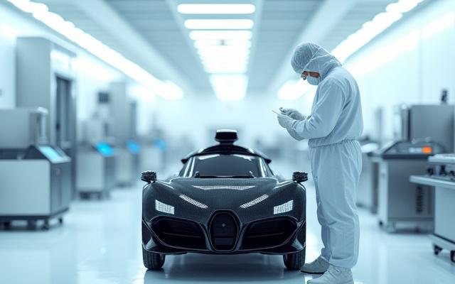 Aether Fiber's dedicated carbon fiber clean room