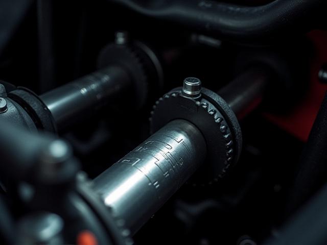 Adjustable coilover suspension system being installed on a supercar