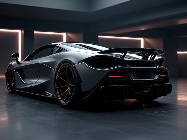 McLaren with custom carbon fiber aero and performance wheels